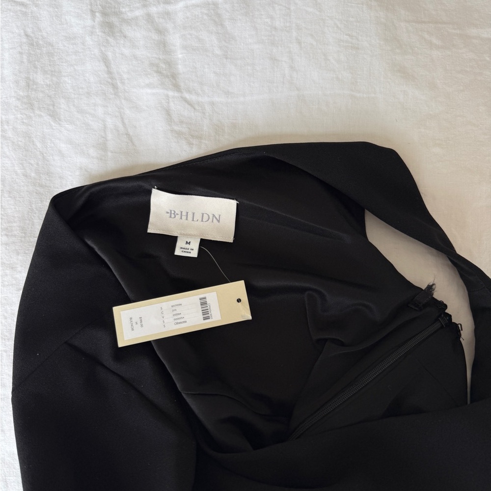 BHLDN Emilia One-Shoulder Stretch Crepe Mini Dress - Picture 6 of 10